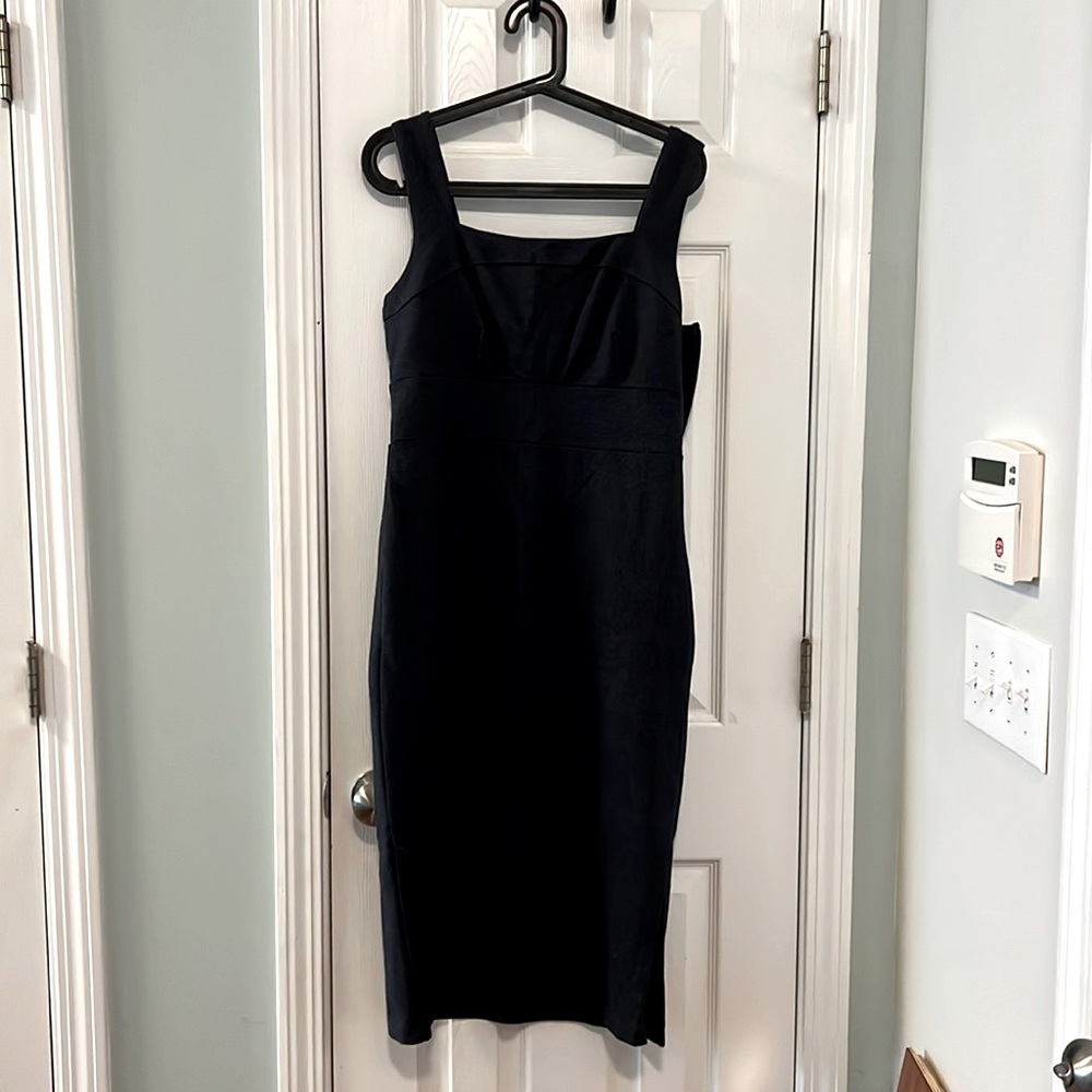 Banana Republic blue thick cotton dress